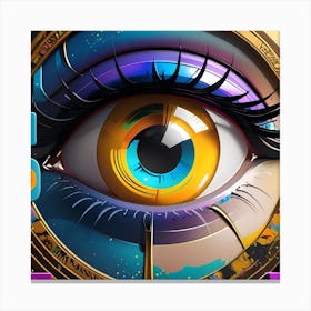 Eye Of The Gods Canvas Print