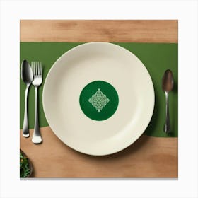 Create A Minimalistic Gastronomist Eatery Logo M Canvas Print
