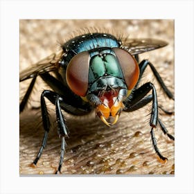 Flies Insects Pest Wings Buzzing Annoying Swarming Houseflies Mosquitoes Fruitflies Maggot (23) Canvas Print