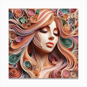 Paper Art 8 Canvas Print