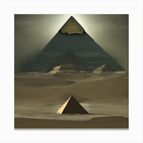 Pyramids Of Giza Canvas Print