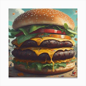 Big Burger 1 Canvas Print