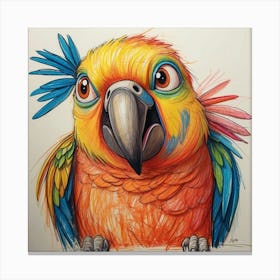 Parrot 50 Canvas Print