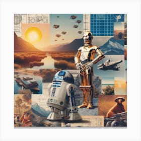 Star Wars,A Droid's Dream: A Fragmentary Vision of Rebellion and Belonging Canvas Print