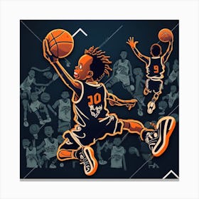 Basketball Player 1 Canvas Print