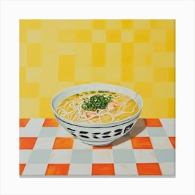 Pho Noodle Soup Yellow 2 Canvas Print