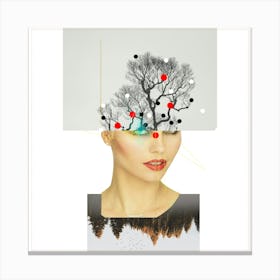 Baum Frau 23 Canvas Print