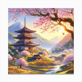 The Charm of Spring Canvas Print