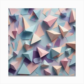Abstract Triangles 7 Canvas Print