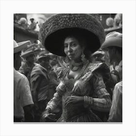 Mexican Woman Canvas Print