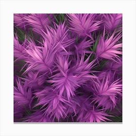 Purple Grass 3 Canvas Print