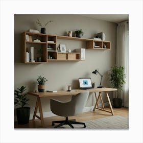 Home Office 15 Canvas Print