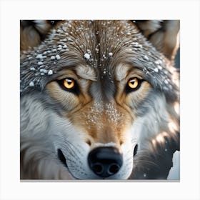 Wolf portrait 1 Canvas Print