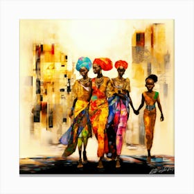 Family Pride - Unity Four Canvas Print