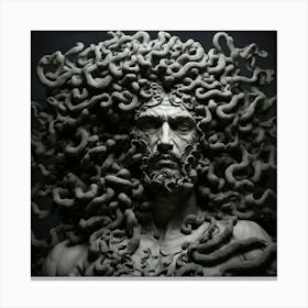 Medusa man Canvas Print