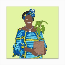 Wangari Maathai 3 Canvas Print