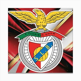 S.L. Benfica Logo Wall Art 2 Canvas Print