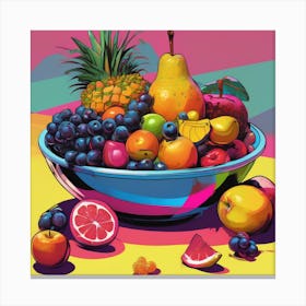 Fruit Bowl Canvas Print