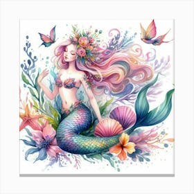 Mermaid Canvas Print