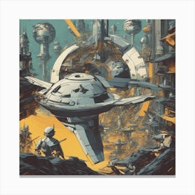 Star Wars Empire Glorious Dystopian Propaganda Art 9 Canvas Print