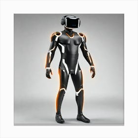 Futuristic Man 67 Canvas Print