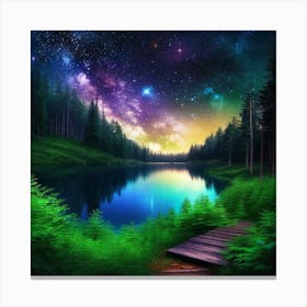 Starry Night Sky 14 Canvas Print