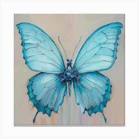 Blue Butterfly Canvas Print