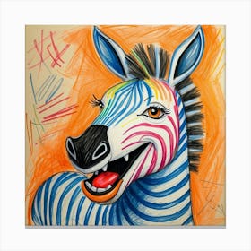 Zebra 17 Canvas Print