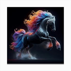 Colorful Horse Canvas Print