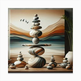 Pebbles Canvas Print