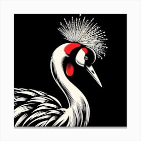 Korean Crane 2 Canvas Print