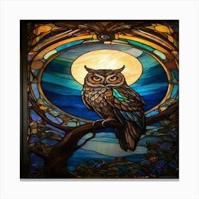 Owl00 Canvas Print