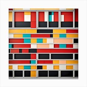 Abstract Geometric Pattern Art Canvas Print