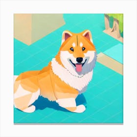 Shiba Inu Canvas Print