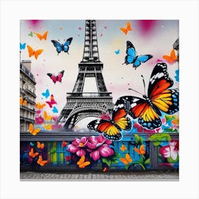 Paris Mural Canvas Print