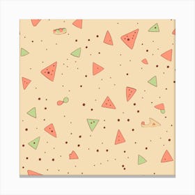 Watermelon Pattern Canvas Print