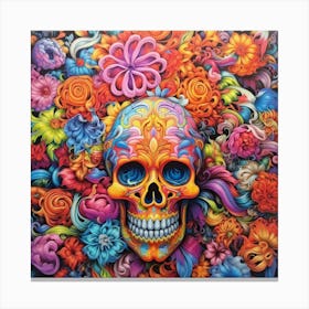 Sugar Skull Canvas Print