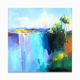 Abstract Landscape Painting 3 Canvas Print