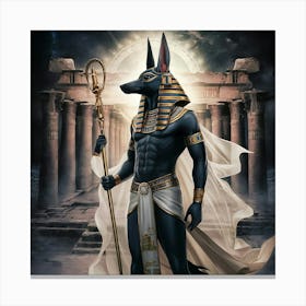 Egyptian Anubis 2 Canvas Print