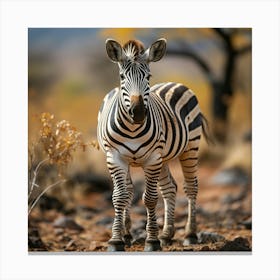 Zebra 1 Canvas Print