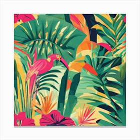 Tropical Background Canvas Print