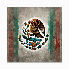 Mexican Flag 22 Canvas Print