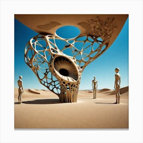 Sand Sculpture 69 Canvas Print