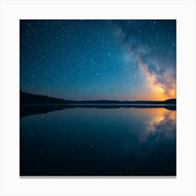 Milky Reflected In Lake Toile