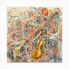 'Musical Instruments' Canvas Print