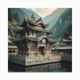 Chinese Temple 5 Canvas Print