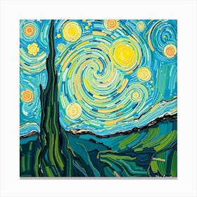 Starry Night 17 Canvas Print