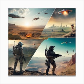 Halo One Canvas Print