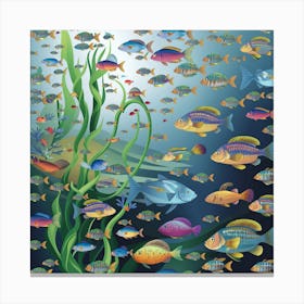 Tropical Fish (1) Canvas Print