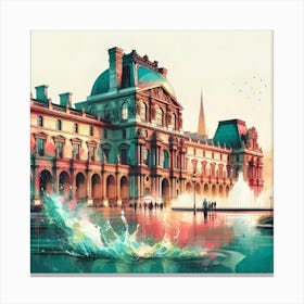 Louvre Paris Canvas Print